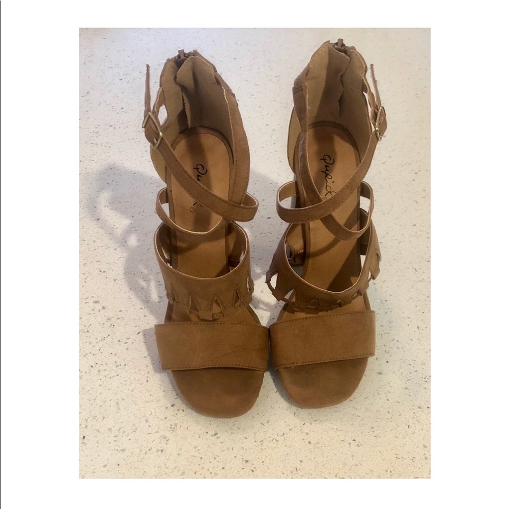 Qupid Block Heels